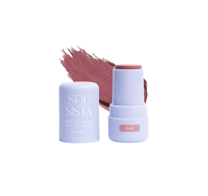 Sol Sista Collective - Butta Balm Mineral Lip & Cheek Balm SPF 50+ - Velocity 21 Dusk