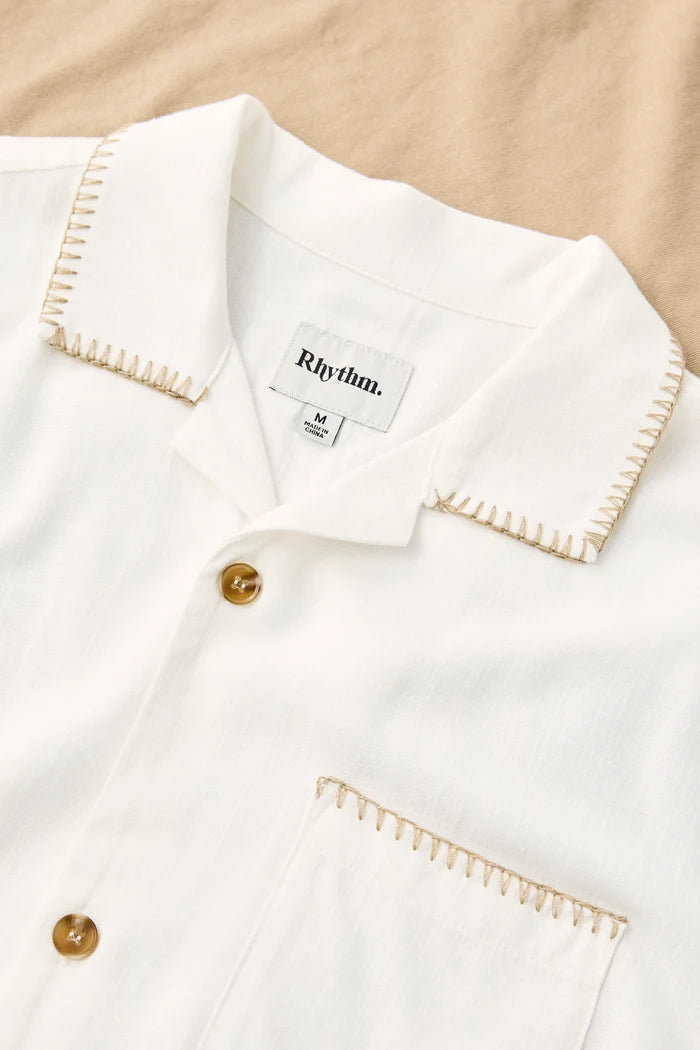 Linen Whip Stitch SS Shirt