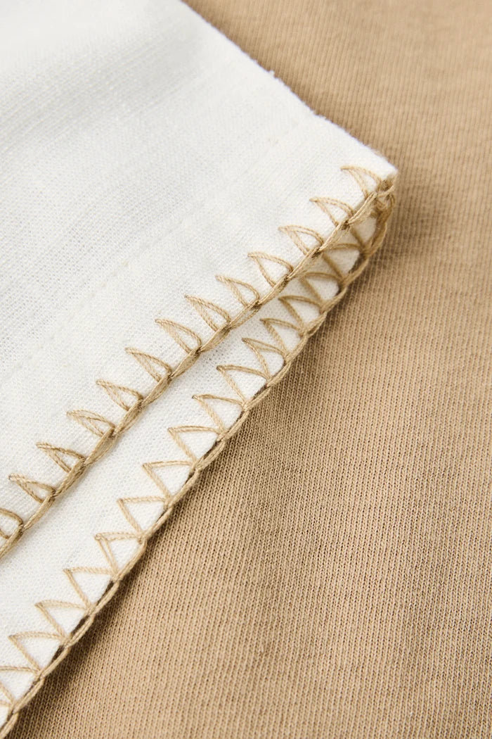 Linen Whip Stitch SS Shirt