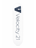 Velocity 21 - Velocity 21 Skateboard Deck - White - Velocity 21