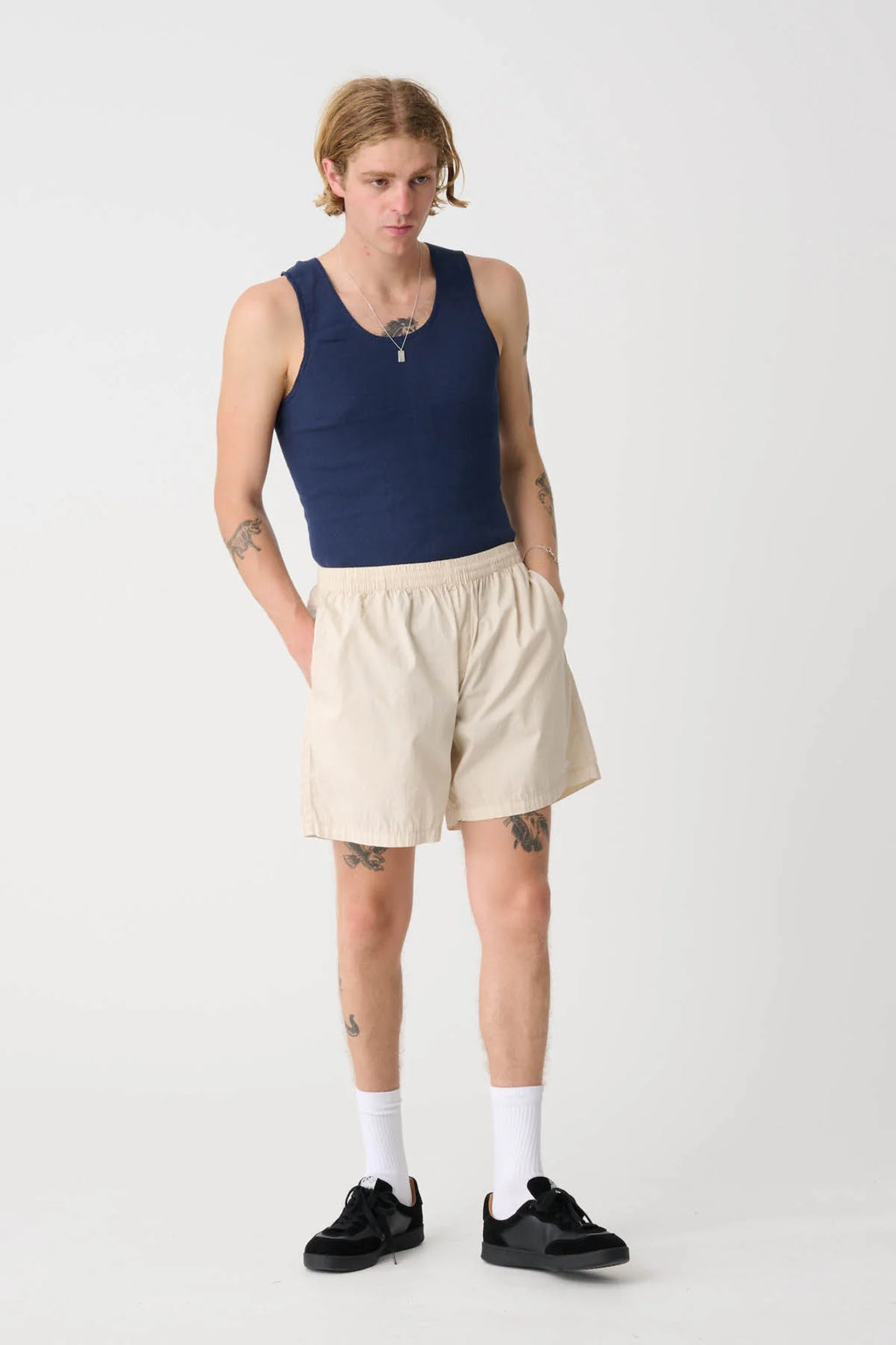 91 Stock Beach Short - Khaki