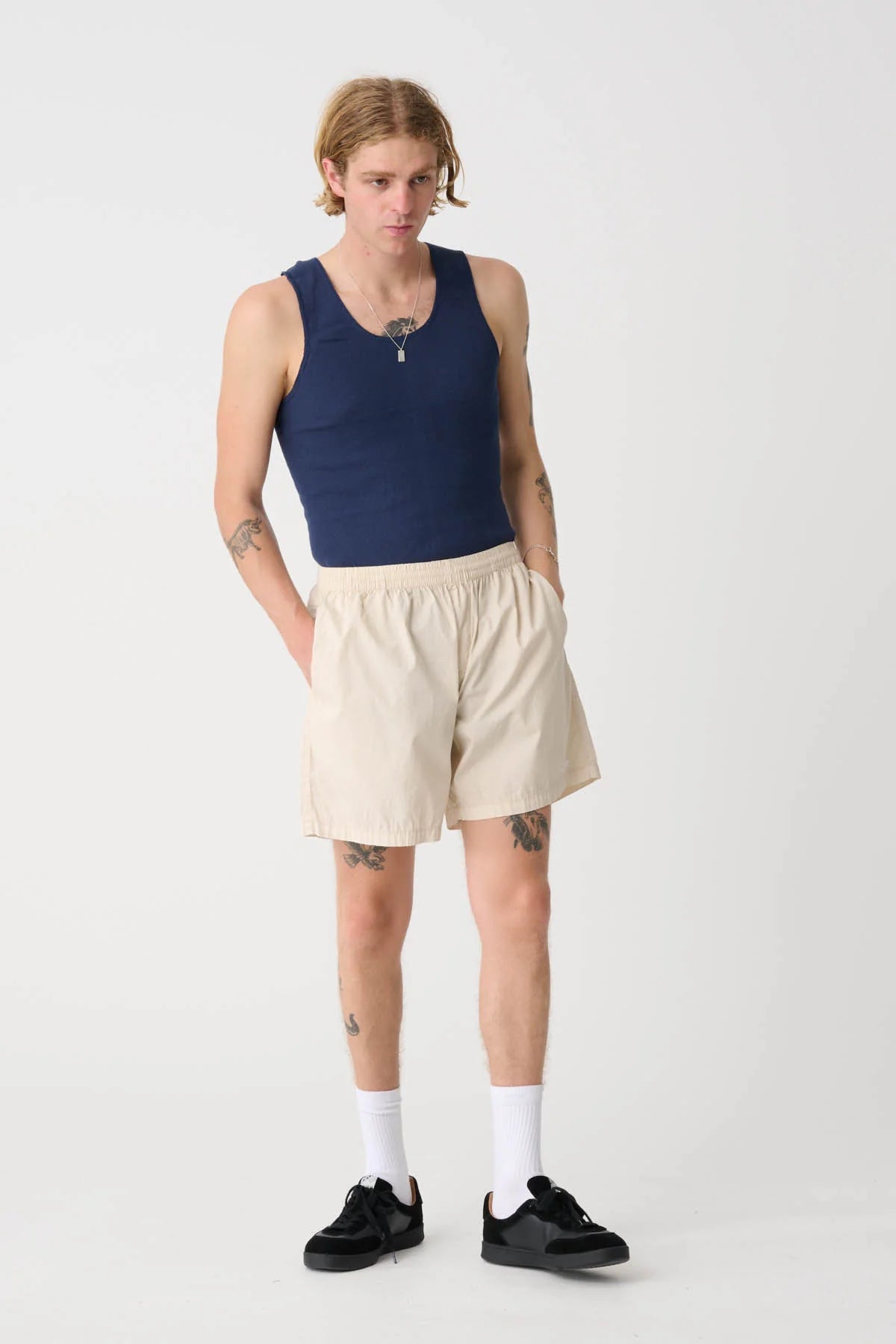 91 Stock Beach Short - Khaki