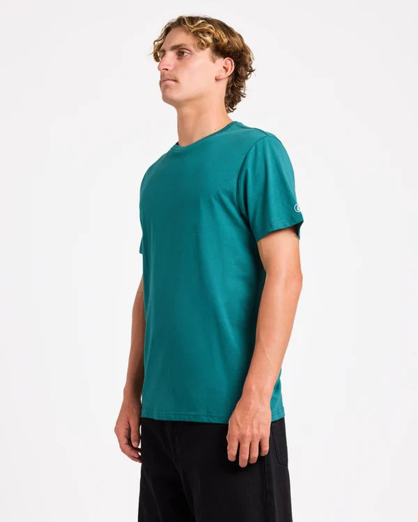 Volcom AUS Solid SS Tee - Velocity 21 Rifle Green