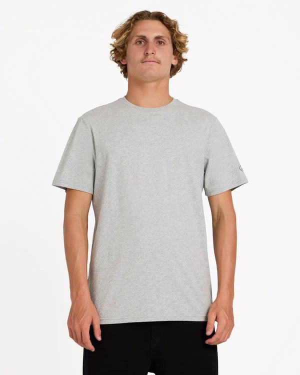 Volcom AUS Solid SS Tee - Velocity 21 Grey Marle
