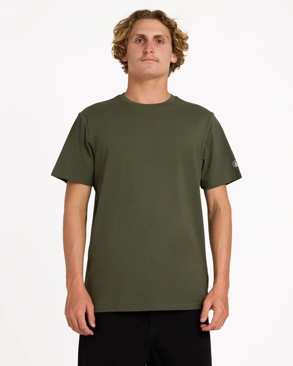 Volcom AUS Solid SS Tee - Velocity 21 Squadron Green