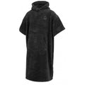 Mystic Teddy Towel Poncho - Black