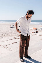 Linen Whip Stitch SS Shirt