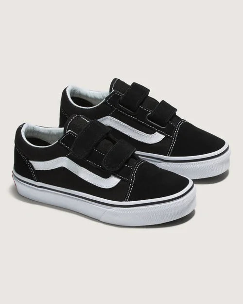 Kids Old Skool V - Black/White