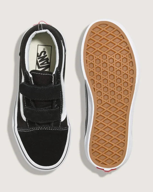 Kids Old Skool V - Black/White