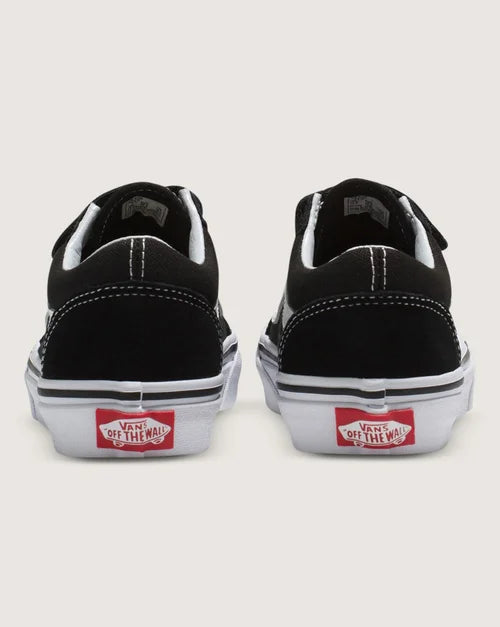 Kids Old Skool V - Black/White