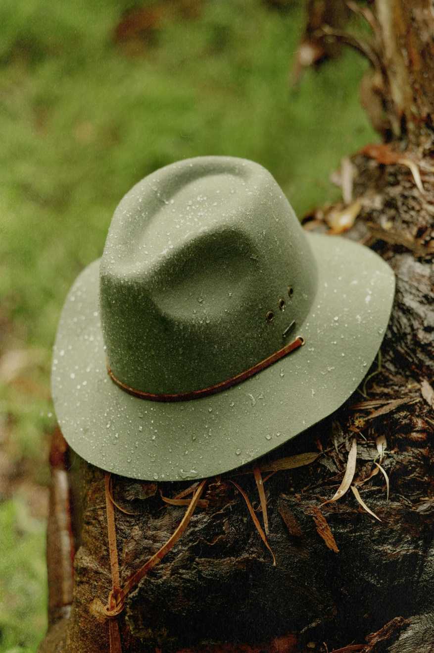 Wesley WTHR Guard Packable Fedora - Light Moss