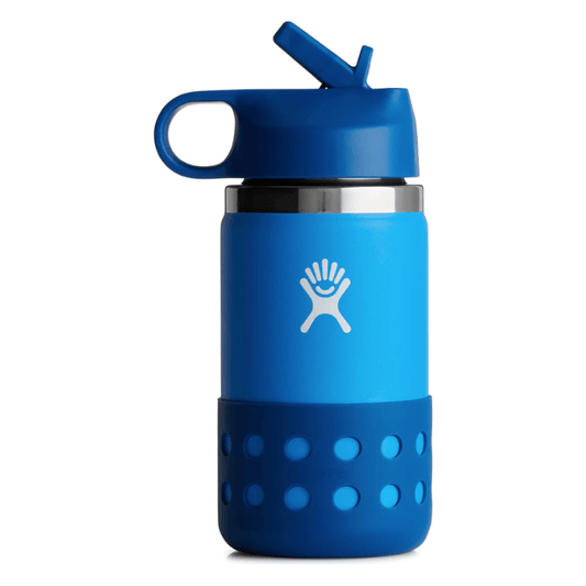 HydroFlask - 12 oz Kids Wide Mouth w/ Straw Lid & Boot - Velocity 21