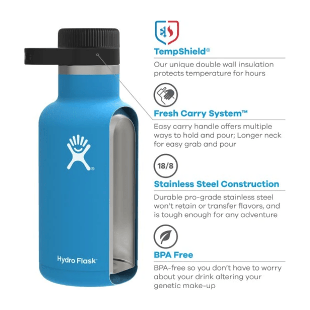 HydroFlask - 64 oz Growler - Velocity 21