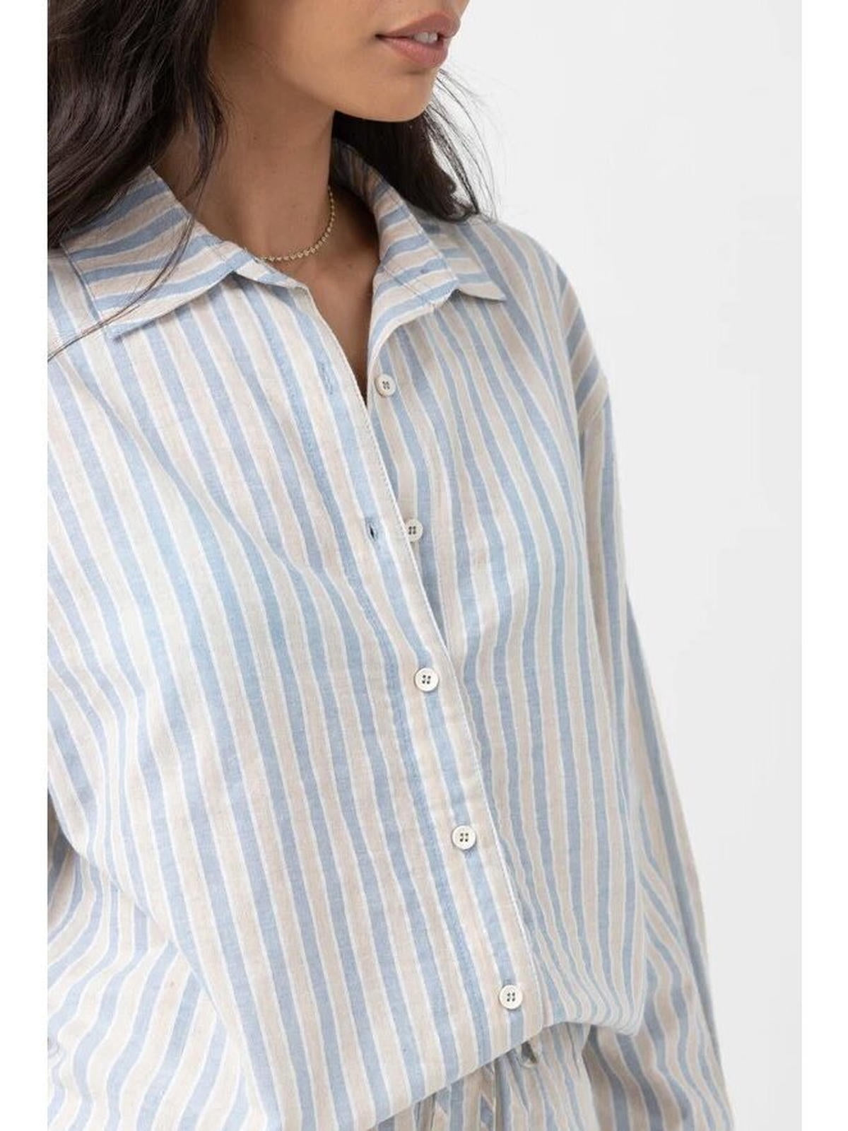 Rhythm - Amore Stripe Oversized Shirt - Velocity 21