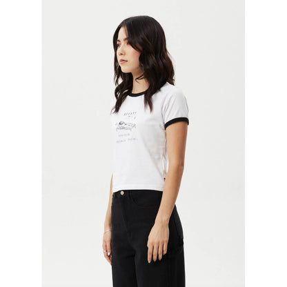 Afends - Baked Recycled Ringer Baby Tee - Velocity 21