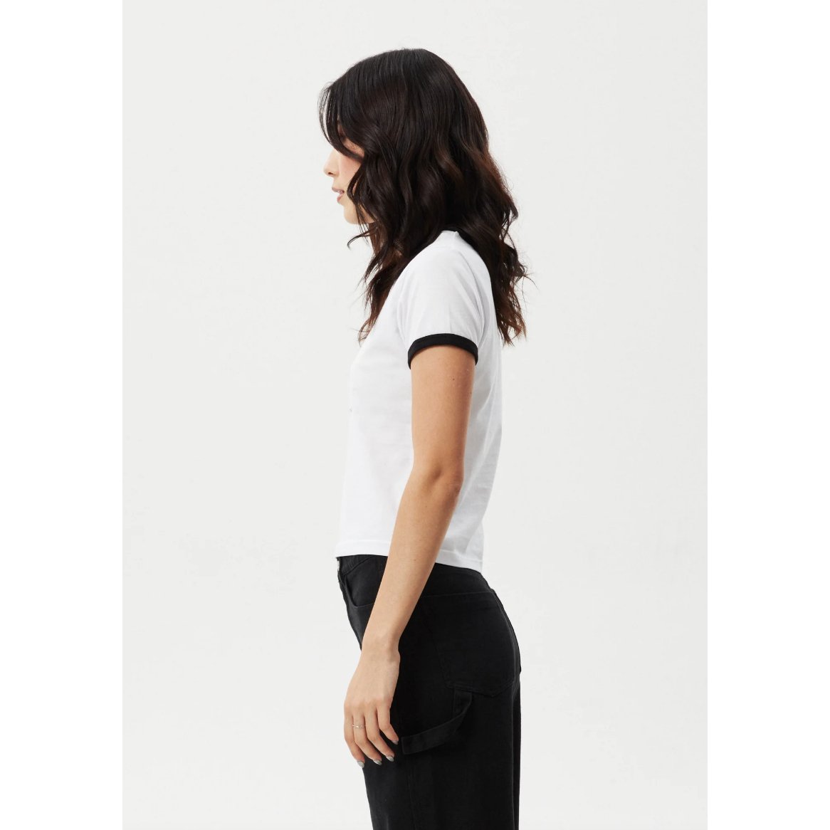 Afends - Baked Recycled Ringer Baby Tee - Velocity 21