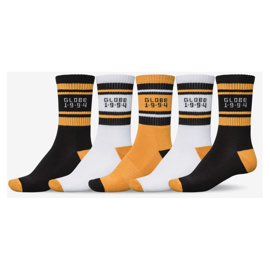 Globe - Bengal Crew Sock 5 Pack - Velocity 21