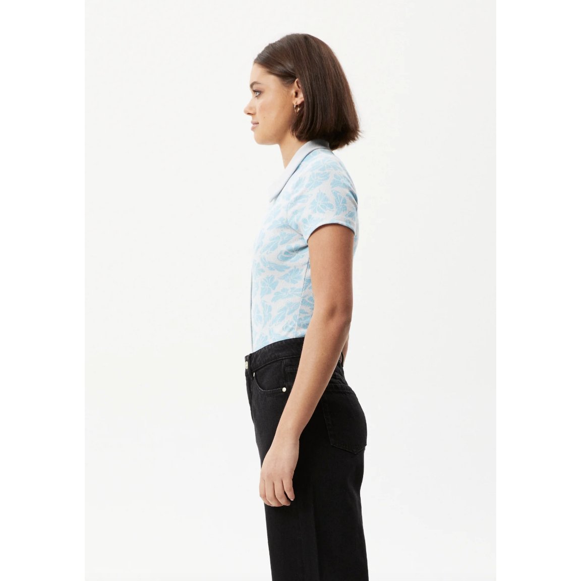 Afends - Billie Hemp Ribbed Floral Bodysuit - Velocity 21