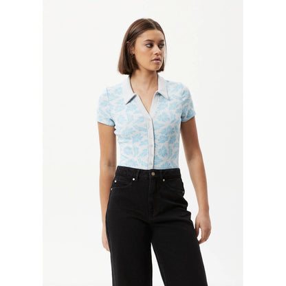 Afends - Billie Hemp Ribbed Floral Bodysuit - Velocity 21