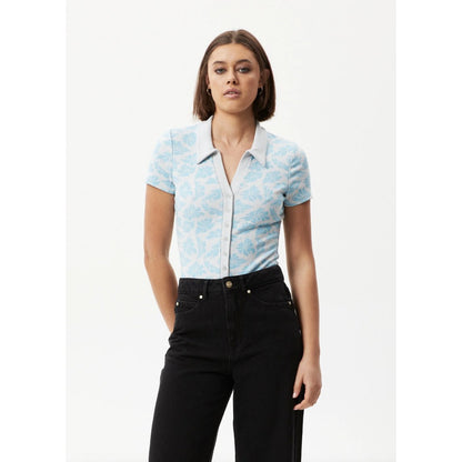Afends - Billie Hemp Ribbed Floral Bodysuit - Velocity 21