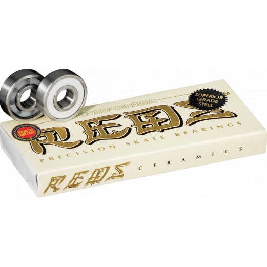 Bones Bearings - Ceramic Reds 8 Pack - Bones - Velocity 21