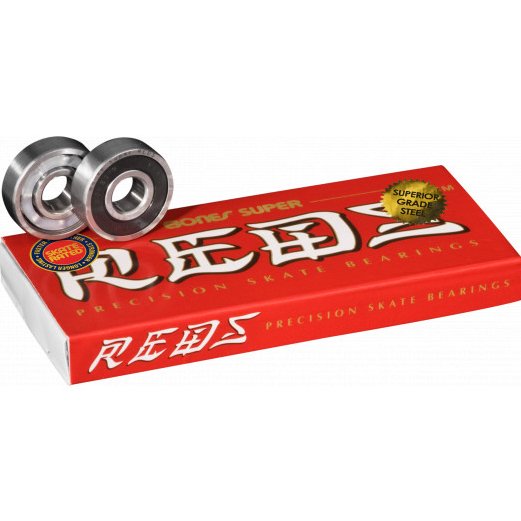 Bones Bearings - Super Reds 8 Pack - Bones - Velocity 21