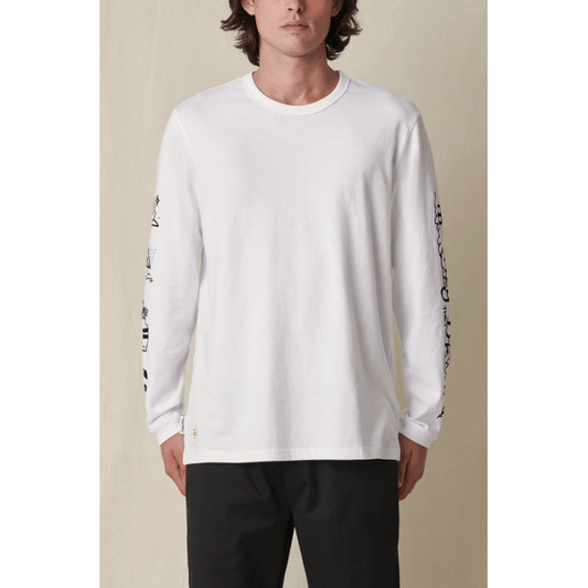 Globe - Bootleg Dreams LS Tee - White - Velocity 21