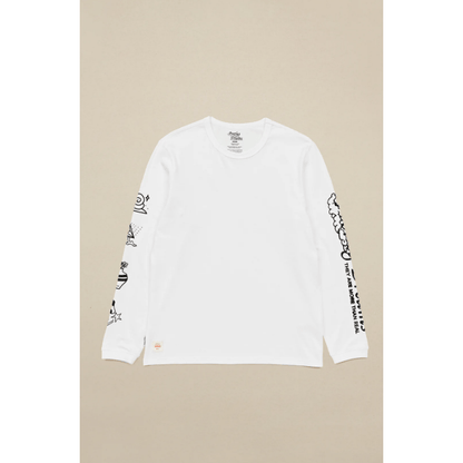 Globe - Bootleg Dreams LS Tee - White - Velocity 21