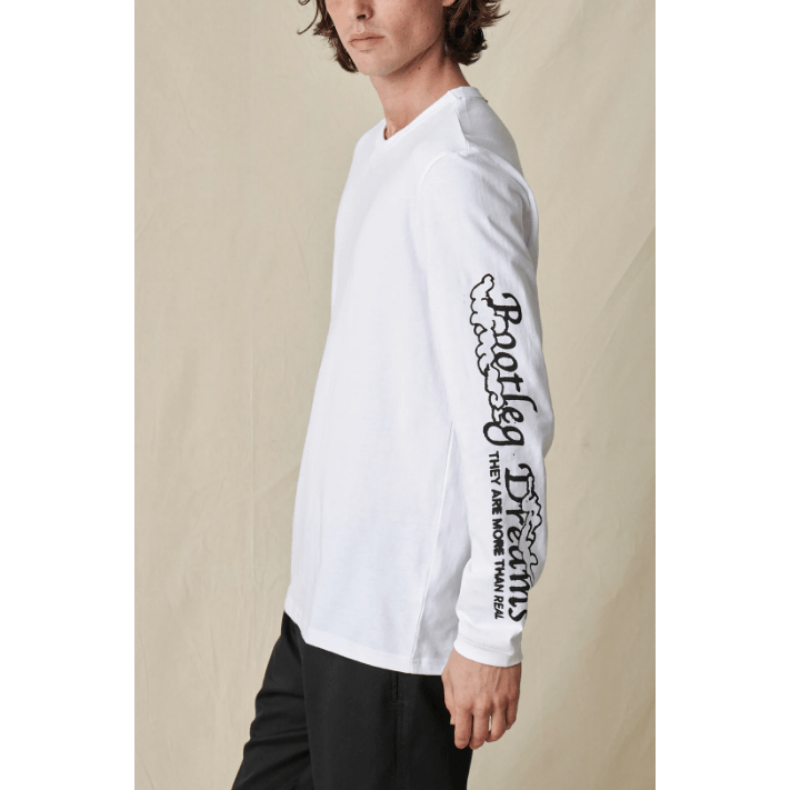 Globe - Bootleg Dreams LS Tee - White - Velocity 21