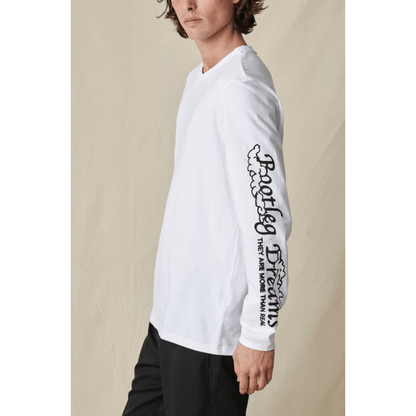 Globe - Bootleg Dreams LS Tee - White - Velocity 21