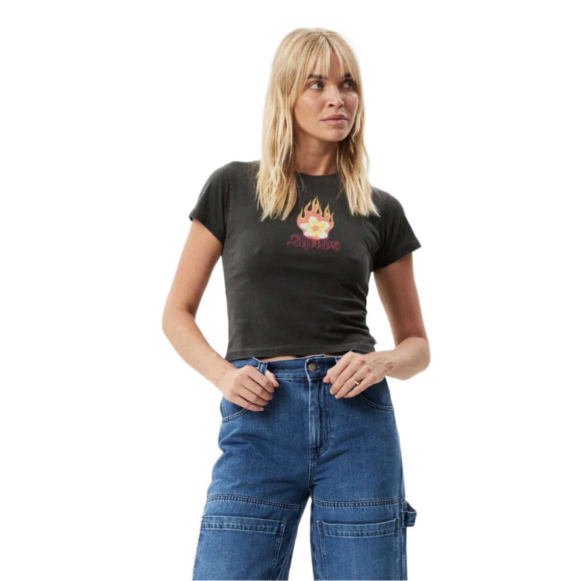 Afends - Burning Recycled Baby Tee - Velocity 21