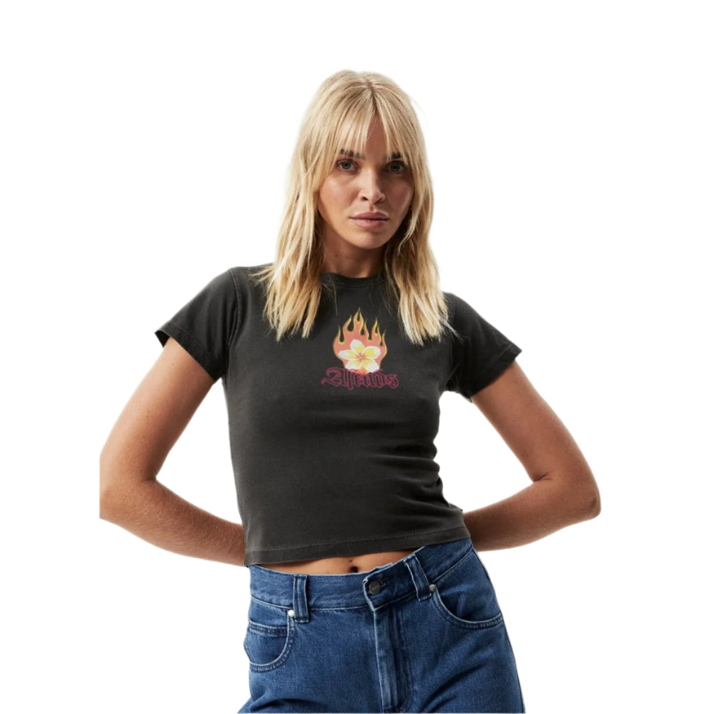 Afends - Burning Recycled Baby Tee - Velocity 21
