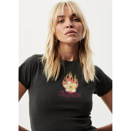 Burning Recycled Baby Tee - Afends - Velocity 21