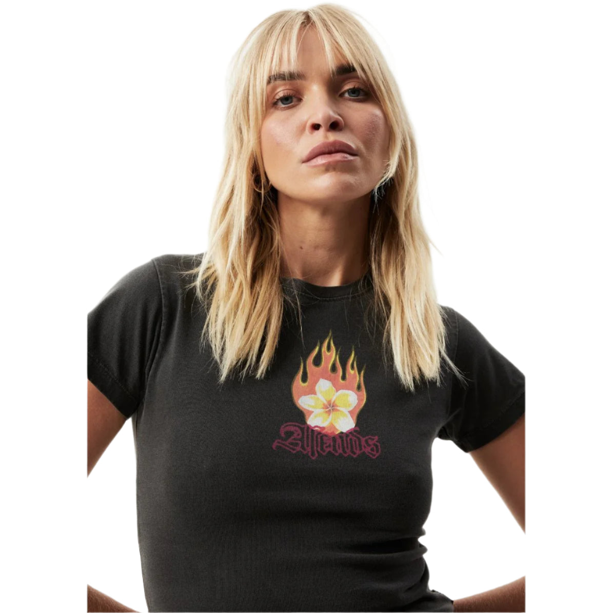 Afends - Burning Recycled Baby Tee - Velocity 21