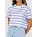Rusty - Camila Stripe Relaxed Crop Tee - Velocity 21