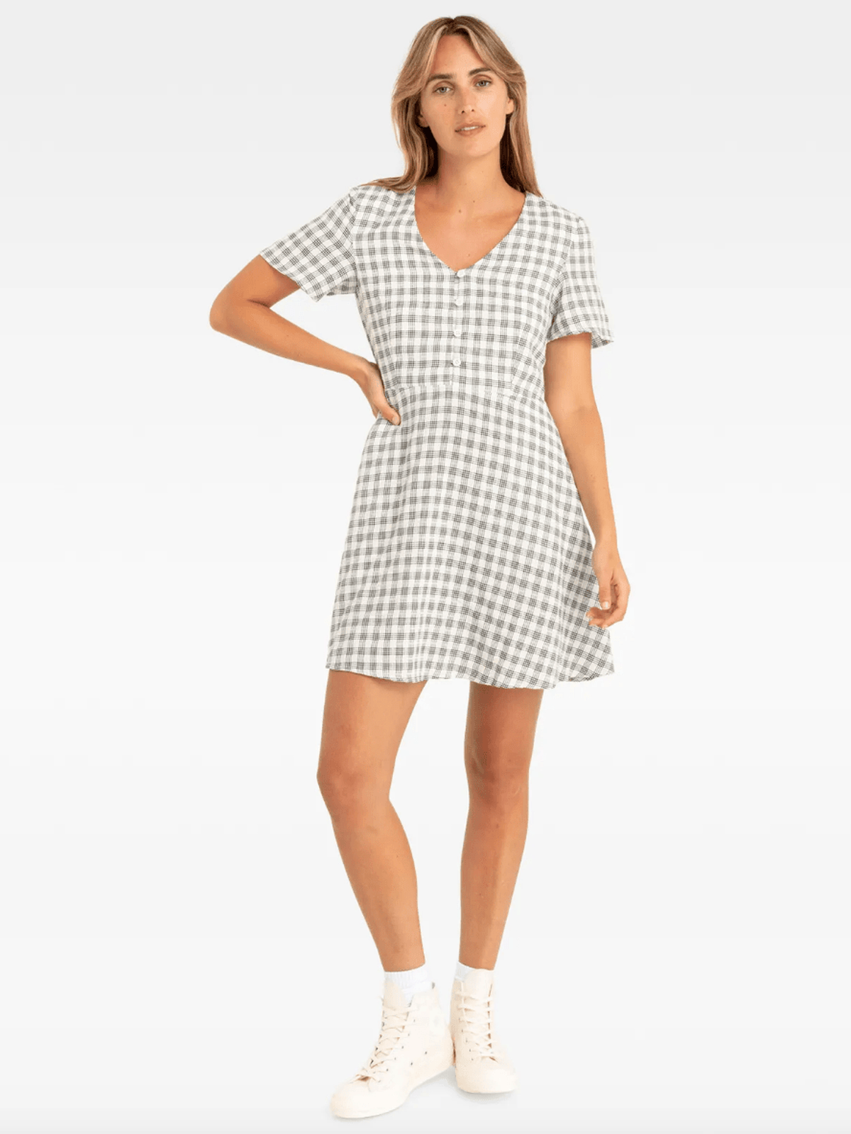Hurley - Check Mini Dress - Velocity 21