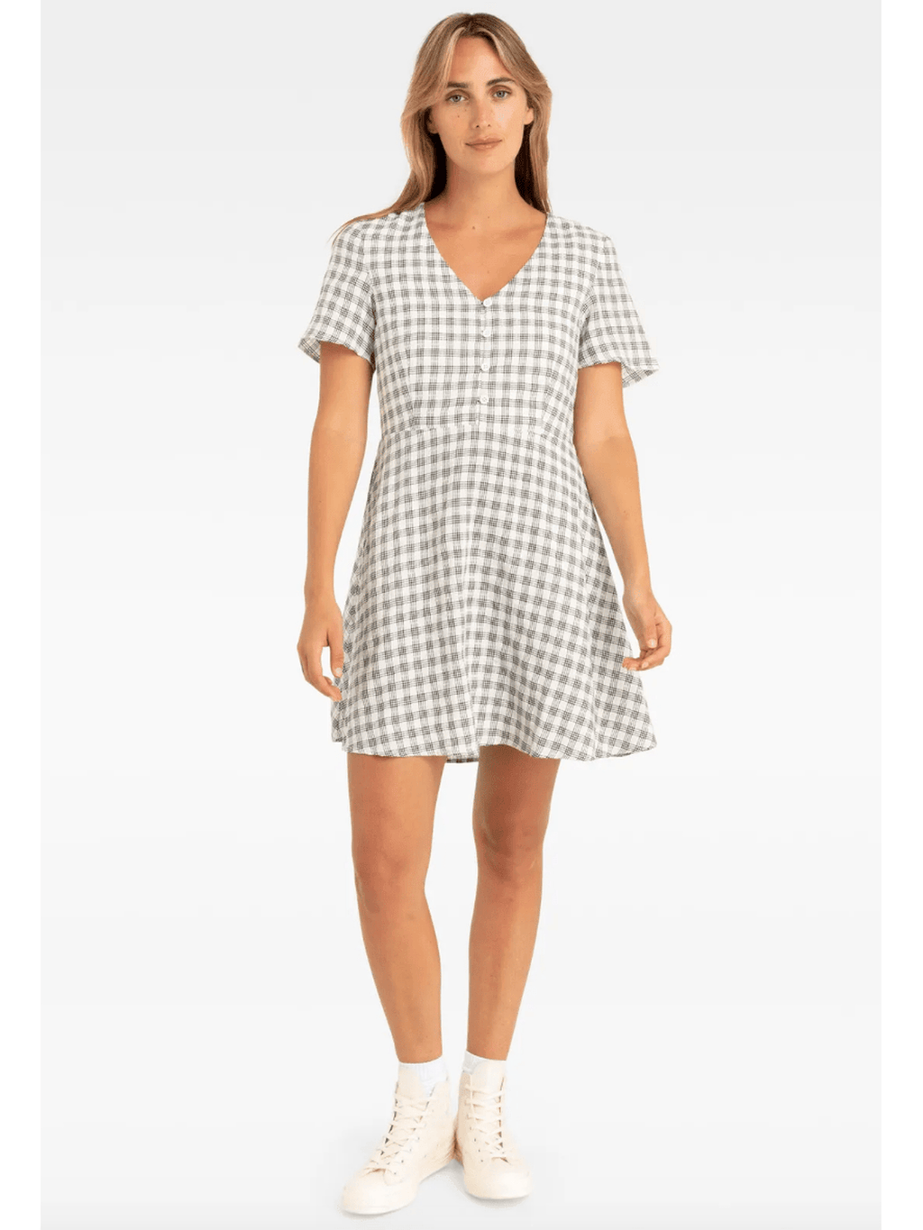 Hurley - Check Mini Dress - Velocity 21