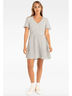Hurley - Check Mini Dress - Velocity 21