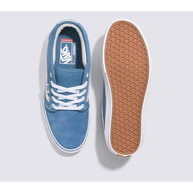 Chukka Low Sidestripe Cream Light Navy