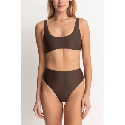 Rhythm - Classic Crop Top - Chocolate - Velocity 21