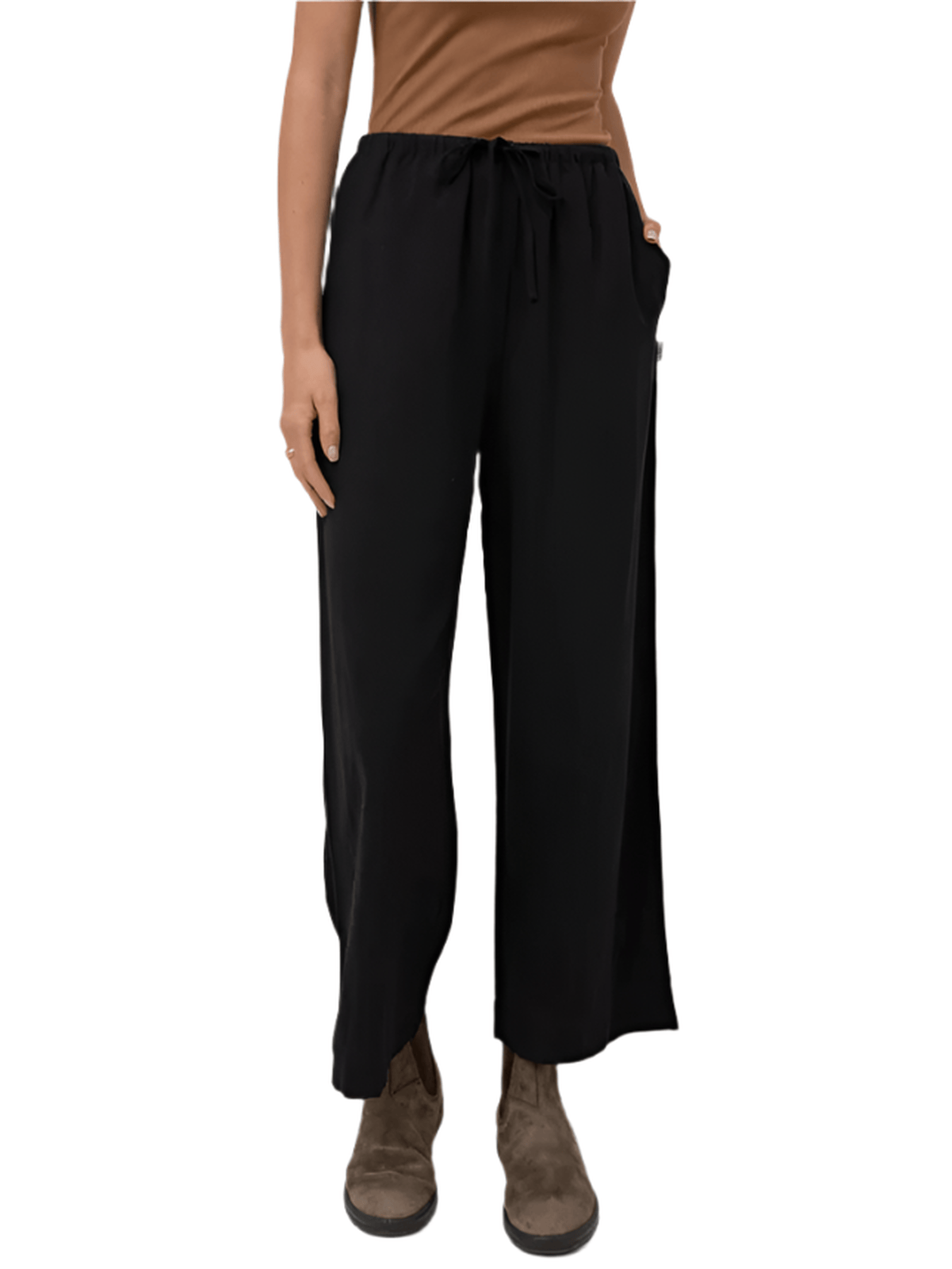 Rhythm - Classic Drawstring Pant - Black - Velocity 21
