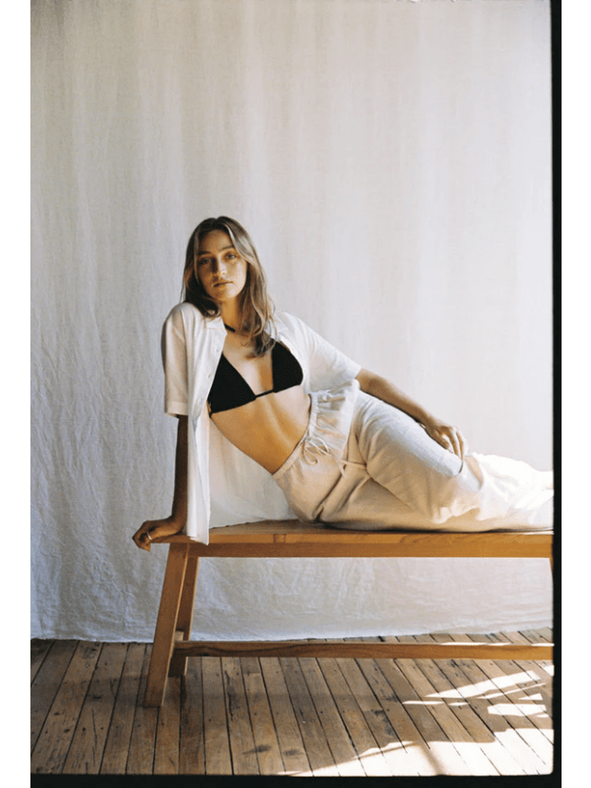 Rhythm - Classic Drawstring Pant - Oat - Velocity 21