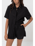 Rhythm - Classic Lounge Shirt - Black - Velocity 21