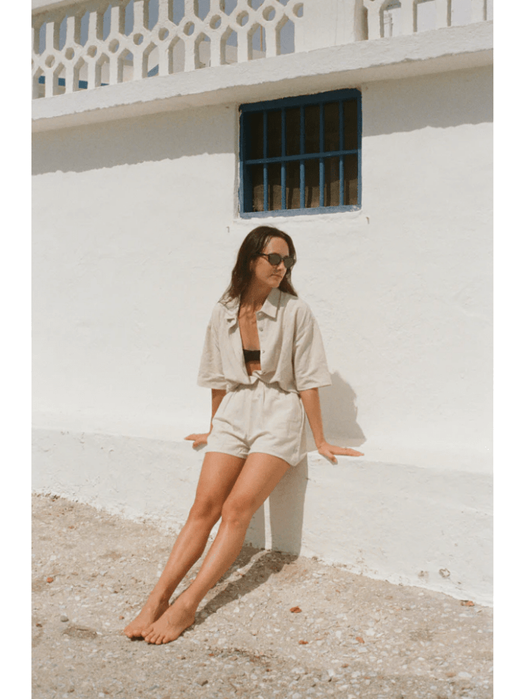 Rhythm - Classic Lounge Shirt - Oat - Velocity 21