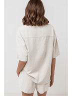 Rhythm - Classic Lounge Shirt - Oat - Velocity 21
