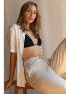 Rhythm - Classic Lounge Shirt - White - Velocity 21