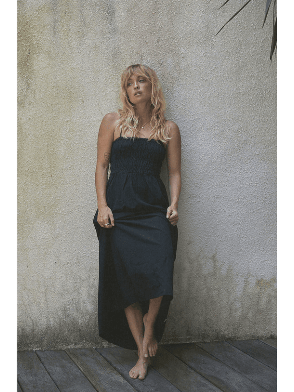 Rhythm - Classic Shirred Midi Dress - Velocity 21