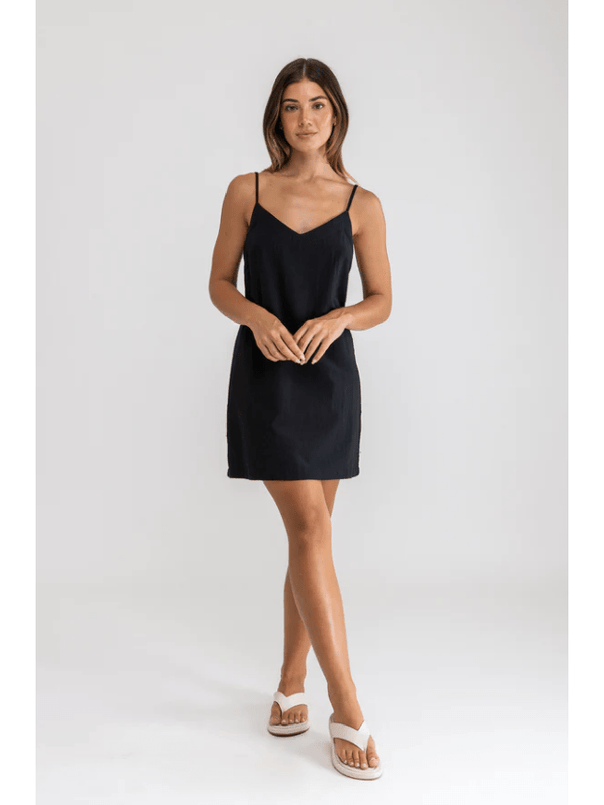 Rhythm - Classic Slip Dress - Black - Velocity 21