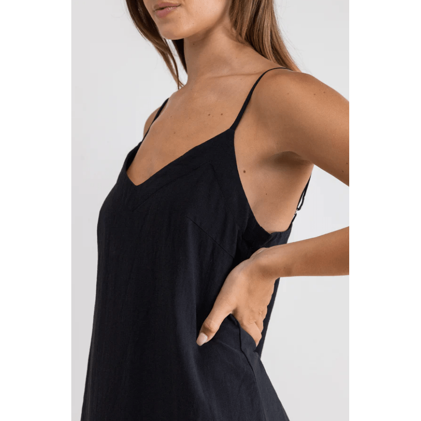 Rhythm - Classic Slip Dress - Black - Velocity 21