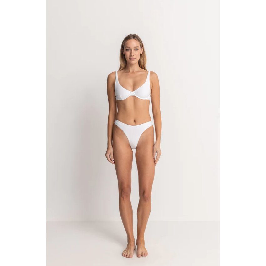 Rhythm - Classic Underwire Top - White - Velocity 21